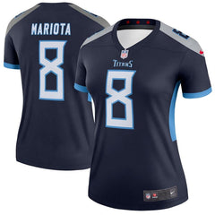 Marcus Mariota Tennessee Titans Women's New Legend Jersey – Navy 2019