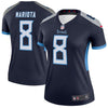 Image of Marcus Mariota Tennessee Titans Women's New Legend Jersey – Navy 2019