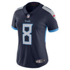 Image of Marcus Mariota Tennessee Titans Women's New Vapor Untouchable Limited Jersey – Navy 2019