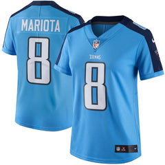 Marcus Mariota Tennessee Titans Women's Vapor Untouchable Limited Jersey - Light Blue 2019