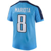 Image of Marcus Mariota Tennessee Titans Women's Vapor Untouchable Limited Jersey - Light Blue 2019