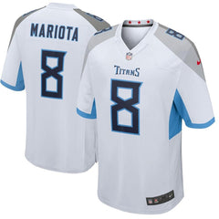 Marcus Mariota Tennessee Titans Youth Game Jersey – White 2019