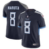 Image of Marcus Mariota Tennessee Titans Youth Limited Vapor Untouchable Player Jersey – Navy 2019