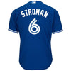 Image of Marcus Stroman Toronto Blue Jays Majestic Cool Base Player Jersey - Royal 2019