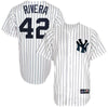 Image of Mariano Rivera New York Yankees Majestic Replica Player Jersey - White 2019
