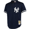 Image of Mariano Rivera New York Yankees Mitchell &amp; Ness Cooperstown Mesh Batting Practice Jersey - Navy 2019