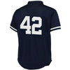 Image of Mariano Rivera New York Yankees Mitchell &amp; Ness Cooperstown Mesh Batting Practice Jersey - Navy 2019