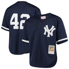 Mariano Rivera New York Yankees Mitchell &amp; Ness Youth Cooperstown Collection Mesh Batting Practice Jersey – Navy 2019