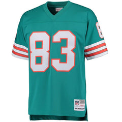 Mark Clayton Miami Dolphins Mitchell & Ness Retired Player Replica Jersey - Aqua 2019