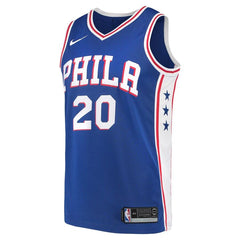 Markelle Fultz Philadelphia 76ers Swingman Jersey - Icon Edition – Blue 2019