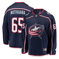 Markus Nutivaara Columbus Blue Jackets Breakaway Jersey – Navy 2019