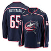 Image of Markus Nutivaara Columbus Blue Jackets Breakaway Jersey – Navy 2019