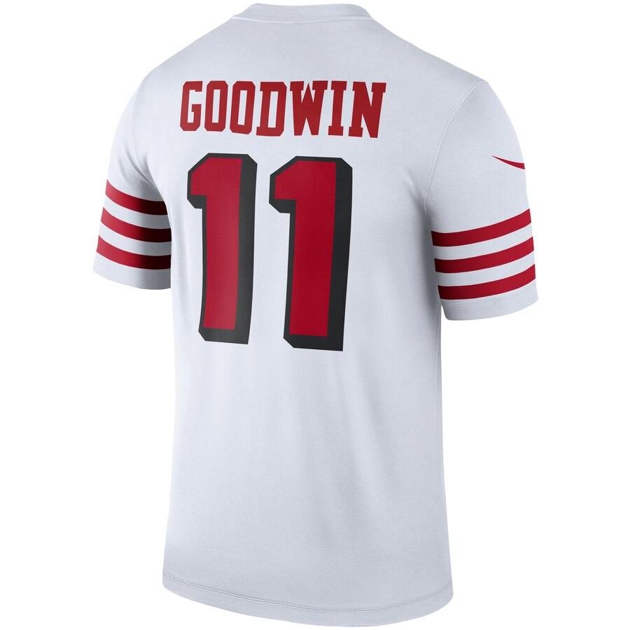 Marquise Goodwin San Francisco 49ers Color Rush Legend Jersey - White 2019