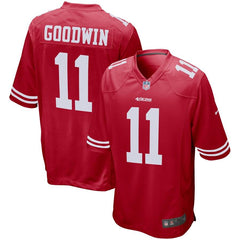 Marquise Goodwin San Francisco 49ers Player Game Jersey – Scarlet 2019