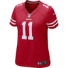 Image of Marquise Goodwin San Francisco 49ers Women's Game Jersey – Scarlet 2019