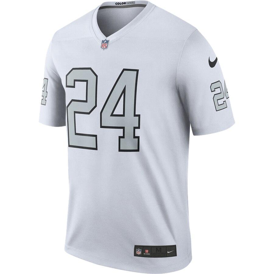 Marshawn Lynch Oakland Raiders Color Rush Legend Jersey - White 2019