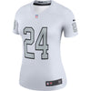 Image of Marshawn Lynch Oakland Raiders Women's Color Rush Legend Jersey - White 2019