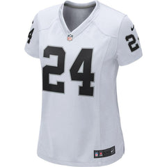 Marshawn Lynch Oakland Raiders Women's Game Jersey - White 2019