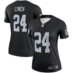 Marshawn Lynch Oakland Raiders Women's Legend Jersey – Black 2019