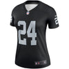 Image of Marshawn Lynch Oakland Raiders Women's Legend Jersey – Black 2019