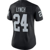 Image of Marshawn Lynch Oakland Raiders Women's Vapor Untouchable Limited Jersey – Black 2019