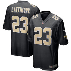 Marshon Lattimore New Orleans Saints Event Game Jersey – Black 2019
