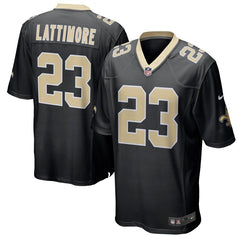 Marshon Lattimore New Orleans Saints Game Jersey - Black 2019