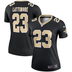 Marshon Lattimore New Orleans Saints Women's Legend Jersey – Black 2019