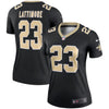 Image of Marshon Lattimore New Orleans Saints Women's Legend Jersey – Black 2019