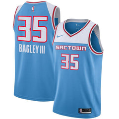 Marvin Bagley III Sacramento Kings City Edition Swingman Jersey – Blue 2019