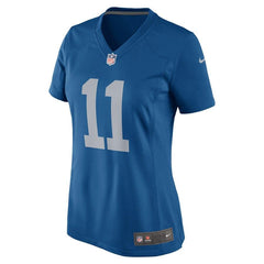 Marvin Jones Jr Detroit Lions Women's Throwback Game Jersey - Blue 2019