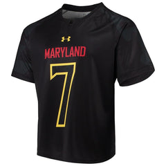 Maryland Terrapins Under Armour Black Replica Lacrosse Jersey 2019