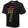 Image of Maryland Terrapins Under Armour Black Replica Lacrosse Jersey 2019