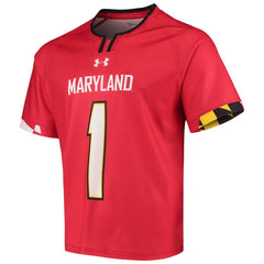 Maryland Terrapins Under Armour Replica Lacrosse Jersey – Red 2019