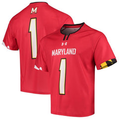 Maryland Terrapins Under Armour Replica Lacrosse Jersey – Red 2019