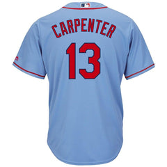 Matt Carpenter St. Louis Cardinals Majestic Alternate Cool Base Player Jersey – Horizon Blue 2019