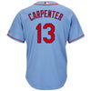 Image of Matt Carpenter St. Louis Cardinals Majestic Alternate Cool Base Player Jersey – Horizon Blue 2019