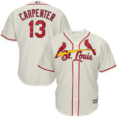 Matt Carpenter St. Louis Cardinals Majestic Cool Base Player Jersey - Cream 2019