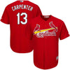 Image of Matt Carpenter St. Louis Cardinals Majestic Official Cool Base Player Jersey - Scarlet 2019