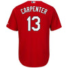 Image of Matt Carpenter St. Louis Cardinals Majestic Official Cool Base Player Jersey - Scarlet 2019