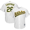 Image of Matt Chapman Oakland Athletics Majestic Home Official Cool Base Player Jersey - White 2019