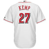 Image of Matt Kemp Cincinnati Reds Majestic Home Official Cool Base Player Jersey – White 2019