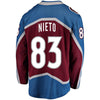Image of Matt Nieto Colorado Avalanche Breakaway Player Jersey – Burgundy 2019