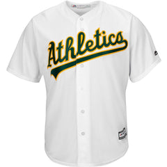 Matt Olson Oakland Athletics Majestic Home Official Cool Base Player Jersey - White 2019