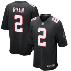 Matt Ryan Atlanta Falcons Alternate Game Jersey - Black 2019