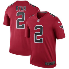 Matt Ryan Atlanta Falcons Color Rush Legend Jersey - Red 2019