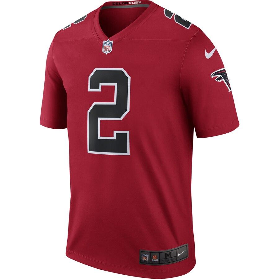 Matt Ryan Atlanta Falcons Color Rush Legend Jersey - Red 2019