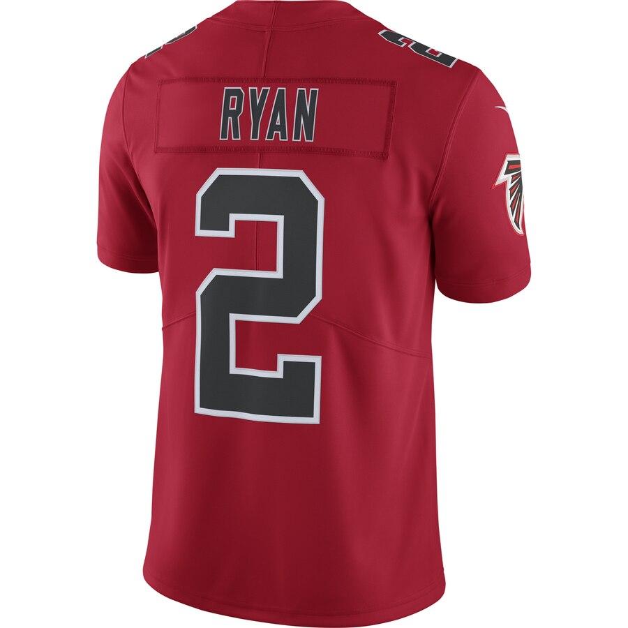 Matt Ryan Atlanta Falcons Vapor Untouchable Color Rush Limited Player Jersey - Red 2019