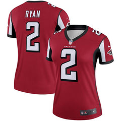 Matt Ryan Atlanta Falcons Women's Legend Jersey – Red 2019