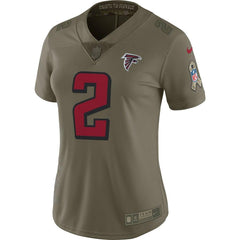 Matt Ryan Atlanta Falcons Women's Salute to Service Limited Jersey - Olive 2019